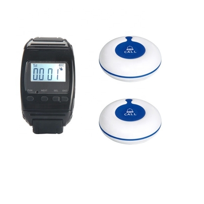 Waterproof Table Buzzer F&amp;B Cafe Restaurant Customer Service Inquiry Paging System Server Call Buzzer Watch Display Receiver