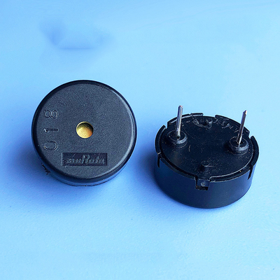 PPO 17*7mm Ac Black Sound Electromagnetic Passive Magnetic Piezo Buzzer 12V 4KHZ